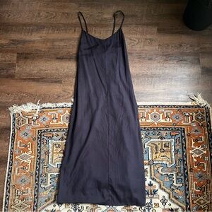 Emerson Fry India Collection Dress Organic Cotton Tie Back Slip Dress XS/S
